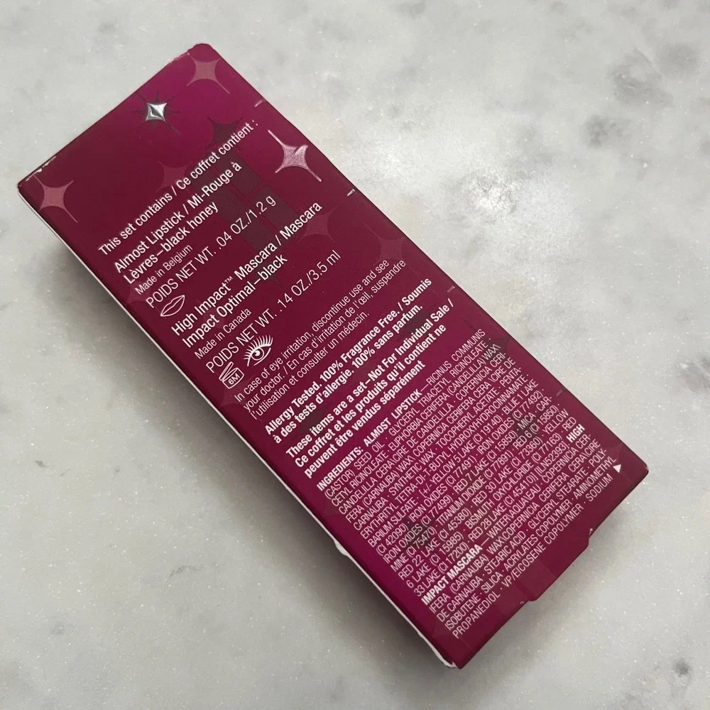 Clinique Black Honey Set‎ Cult Classics On The Go High Impact Mascara Makeup New